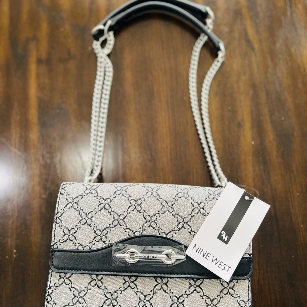 Nine West Black and Gray Women's Bag